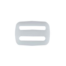 1 Inch Plastic 3-Bar Slide White