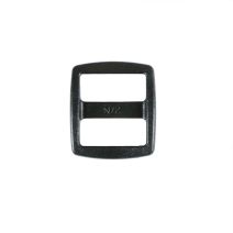 3/4 Inch Plastic 3-Bar Slide Wide Mouth Black
