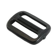 1 1/4 Inch Plastic 3-Bar Slide Black