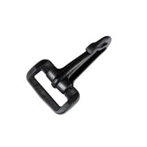 1 Inch Plastic Swivel Snap Hook Black