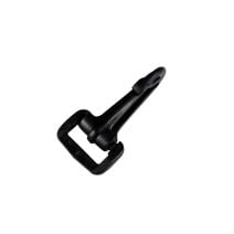 3/4 Inch Plastic Swivel Snap Hook Black