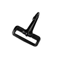 1 1/2 Inch Plastic Swivel Snap Hook Black