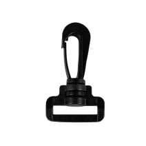 1 Inch Plastic Rotating Snap Hook Black