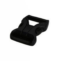 1 Inch Plastic Side Release Buckle Single Adjust Sharpn'Loc Black