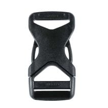 1 Inch Plastic Side Release Buckle Single Adjust V-Tech Black