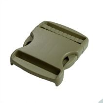 2 Inch Plastic Side Release Buckle Single Adjust Desert Tan