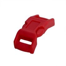 1/2 Inch Plastic Side Release Buckle Single Adjust Contoured Blood Orange