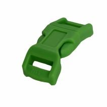 1/2 Inch Side Release Buckle Single Adjust Contoured Green