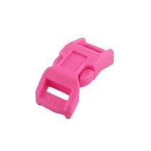 1/2 Inch Side Release Buckle Single Adjust Contoured Pink