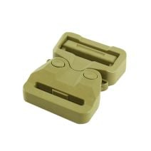 1 1/2 Inch Plastic Cobra Buckle Single Adjust Desert Tan