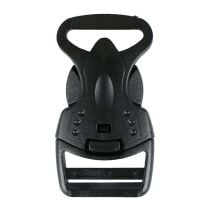 1 Inch Plastic Child Safe Side Release Buckle Single Adjust Black