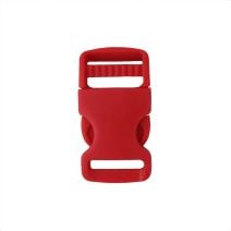 1 Inch Plastic Single Adjust Side Release Buckle Blood Orange