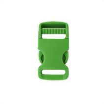 1 Inch Plastic Single Adjust Side Release Buckle Green