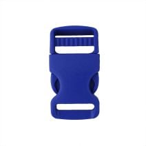 1 Inch Plastic Single Adjust Side Release Buckle Pacific Blue