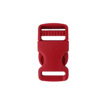 1 Inch Plastic Single Adjust Side Release Buckle Red