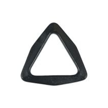 1 Inch Plastic Tri-Loop Black