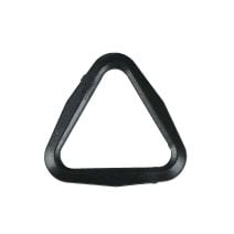 3/4 Inch Plastic Tri-Loop Black