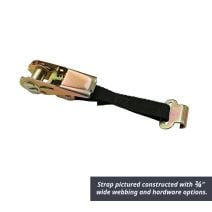 1 1/2 Inch Ratchet Strap with End Hardware