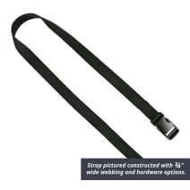 1 1/2 Inch Side Release Buckle Strap