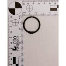 1 Inch Clearance Black Plated Metal Opening O-Ring