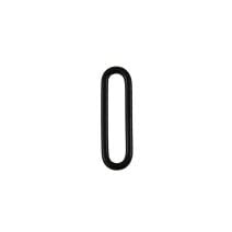 1 1/2 Inch Clearance Rounded Metal Loop Black Plated