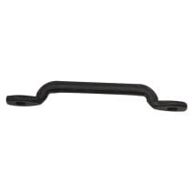 2 Inch Clearance Metal Footman Loop Powder Coated Matte Black