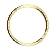 1 1/2 Inch Clearance Brass Plated Split O-Ring