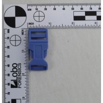 5/8 Inch Clearance Plastic Side Release Buckle Contoured Steel Blue