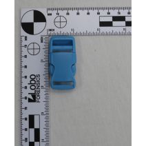 3/4 Inch Clearance Plastic Side Release Buckle Single Adjust Blue