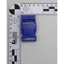 1 Inch Clearance Plastic Side Release Buckle Single Adjust Blue