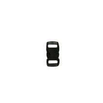 3/8 Inch Clearance Plastic Side Release Buckle Single Adjust Black