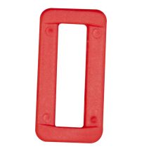 1 Inch Plastic Loop Blood Orange