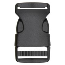 1 Inch Single Adjust Side Release Buckle Black