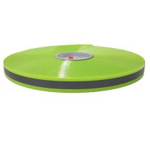 1 Inch Biothane Hot Yellow Reflective