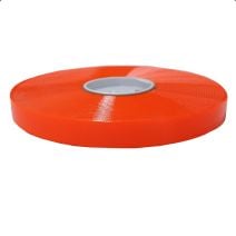 1 Inch Biothane Hot Orange Translucent