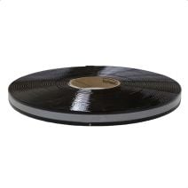 3/4 Inch Biothane Black Opaque Reflective