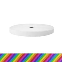 1 Inch Sublimated Elastic Rainbow Stripe