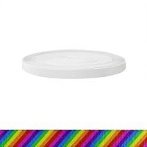 3/4 Inch Sublimated Elastic Rainbow Stripe