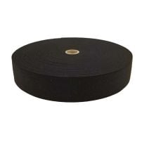 2 Inch Woven Elastic Black