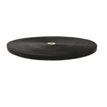 1/2 Inch Flat Nylon Tape Black