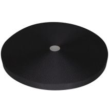 1 Inch Flat Nylon Black