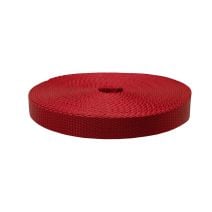 1 Inch Flat Nylon Dark Red