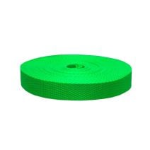 1 Inch Flat Nylon Hot Green