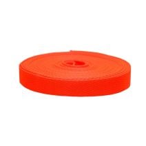 1 Inch Flat Nylon Hot Orange