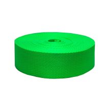 2 Inch Flat Nylon Hot Green