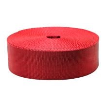 2 Inch Flat Nylon Light Red