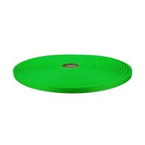 1/2 Inch Flat Nylon Hot Green