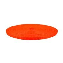 1/2 Inch Flat Nylon Hot Orange