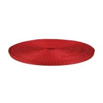 1/2 Inch Flat Nylon Light Red