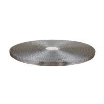 1/2 Inch Flat Nylon Silver Gray